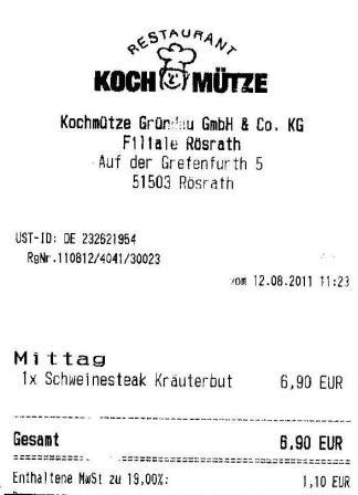 mfri Hffner Kochmtze Restaurant